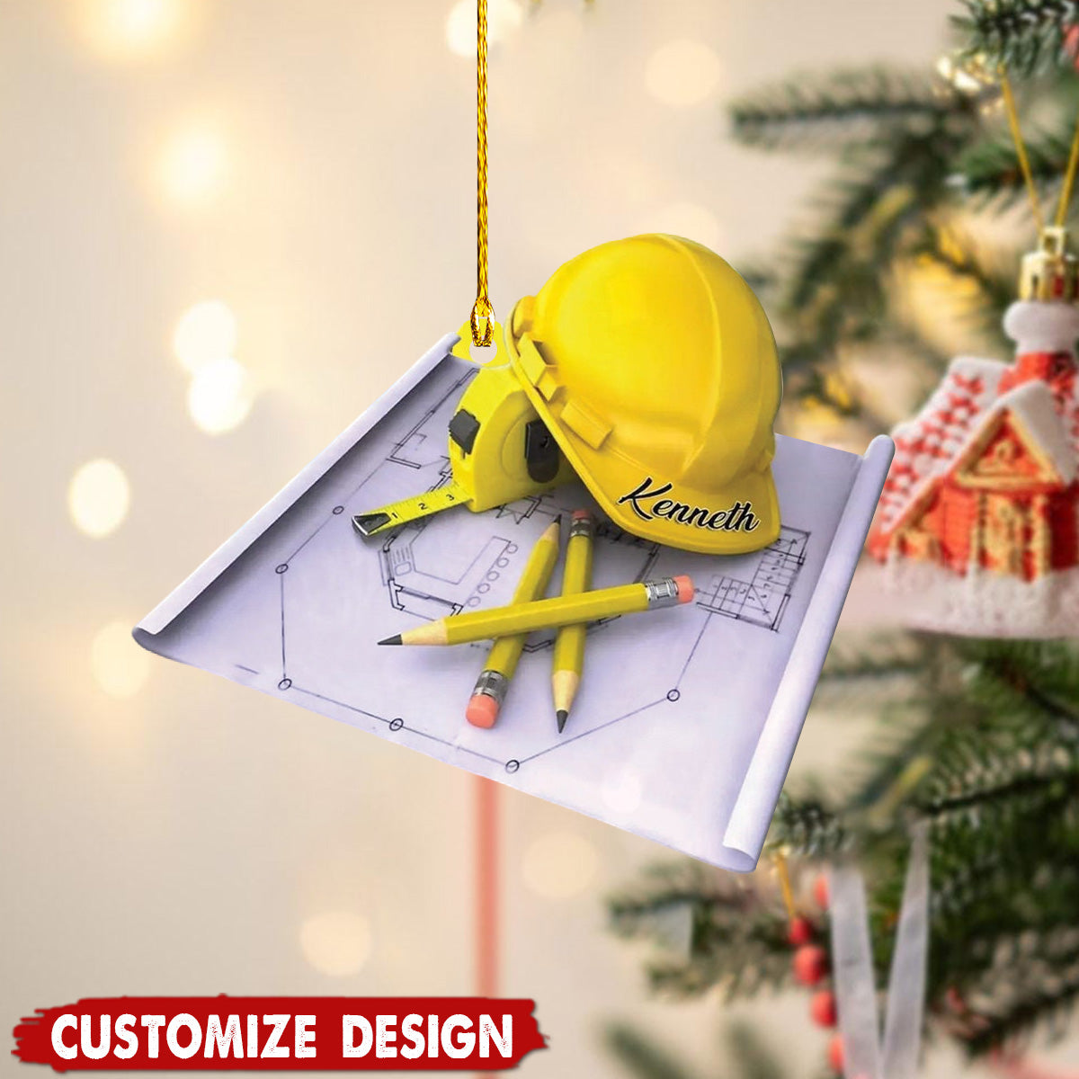 Personalized Mechanic Civil Engineer Christmas Ornament Gift For Engineer-2024 New Release
