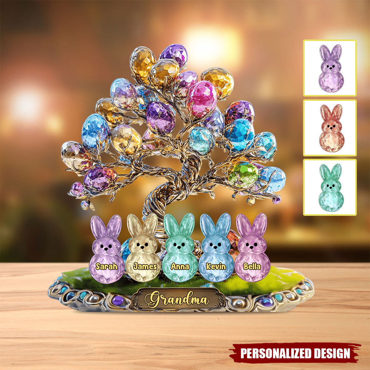 Grandma's Kids-Personalized Grandma Acrylic Plaque