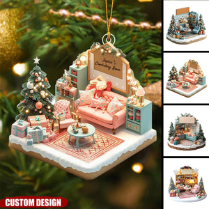 Personalized Crocheting Room Christmas Ornament-2024 New Release