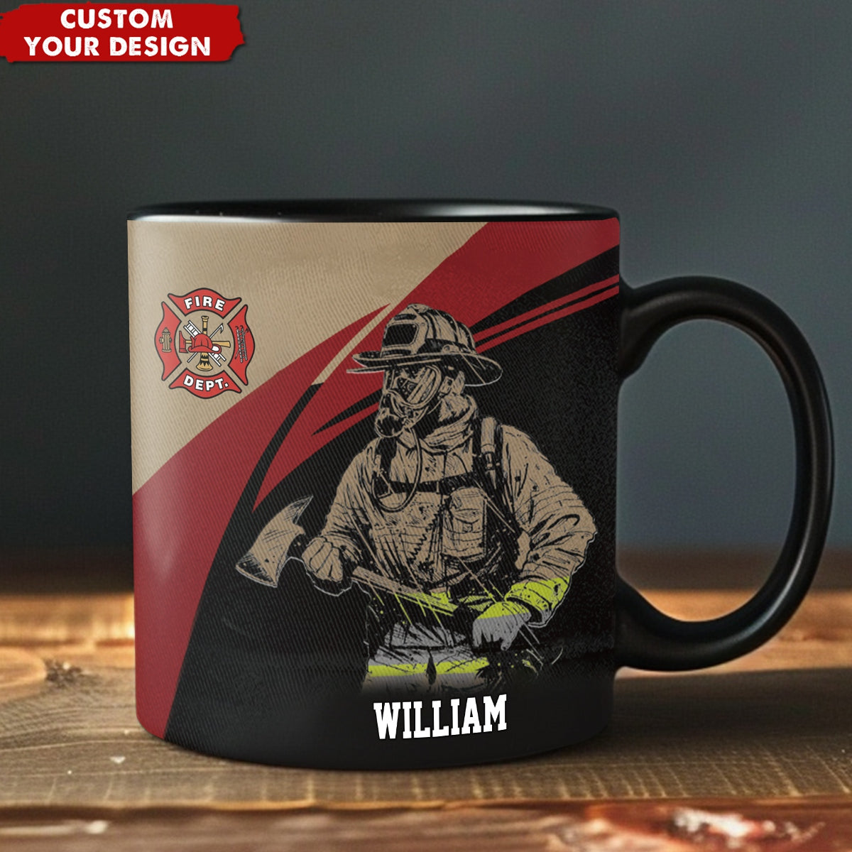Personalized Firefighter Coffee Mug - Gift For Firefighter