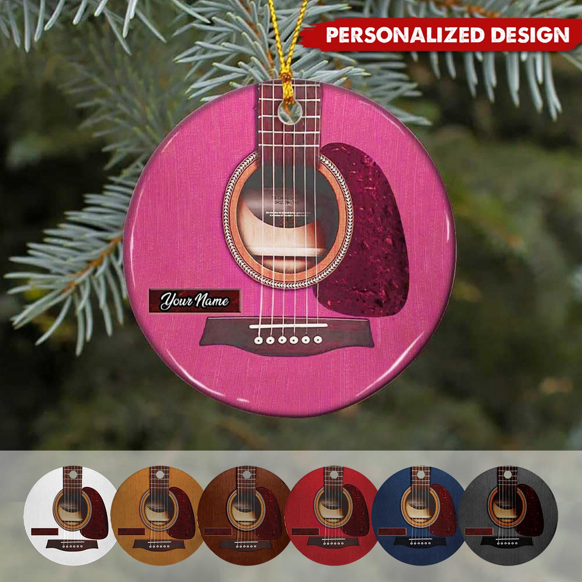 Personalized Guitar Ornaments-Gifts For Guitar Lover-2024 New Release