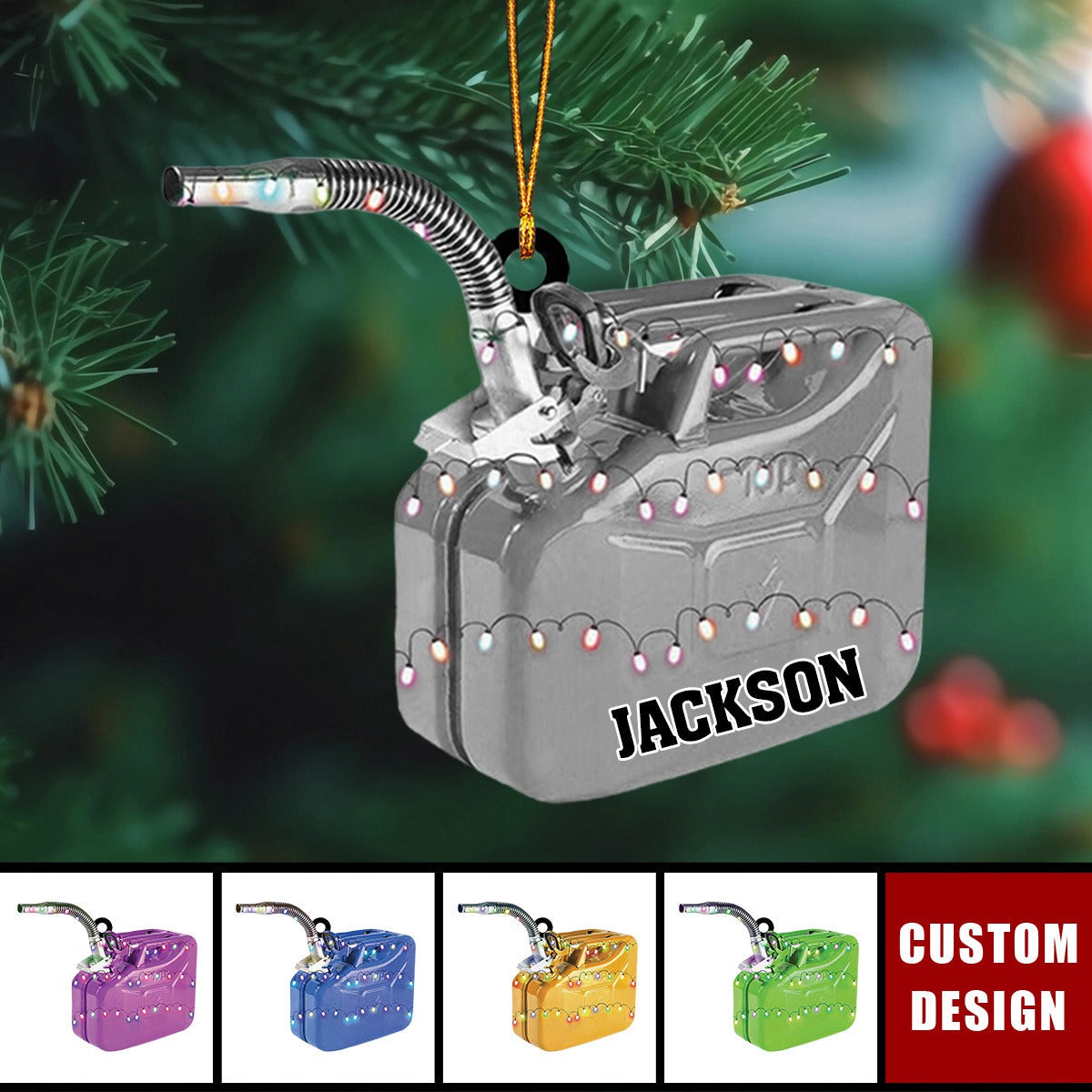 Personalized Gas Pump Christmas Ornament-2024 New Release