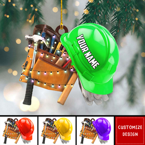 Personalized Ironworker Ornaments - Gifts For Iron Worker-2024 New Release