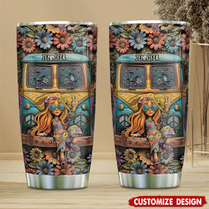 Hippie Soul - Personalized Hippie Tumbler