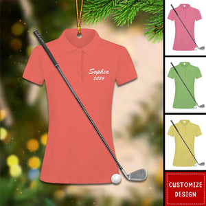 Personalized Golf Uniform Christmas Ornament, Gift For Golf Lovers - 2024 New Release