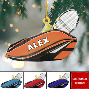 Personalized Tennis Bag Ornament-Gifts For Badminton Lovers - 2024 New Release