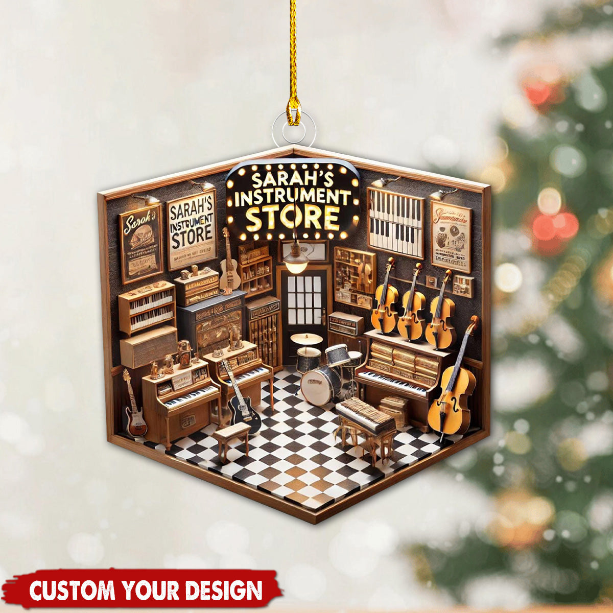 Personalized Instrument Store Christmas Ornament-2024 New Release