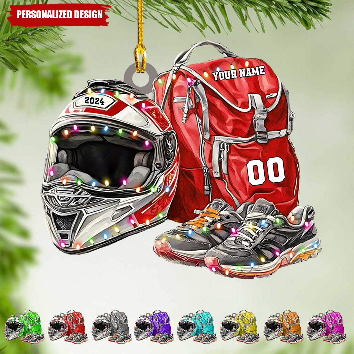 2024 New Release Personalized Motocross Ornament-Gifts For Biker Lovers