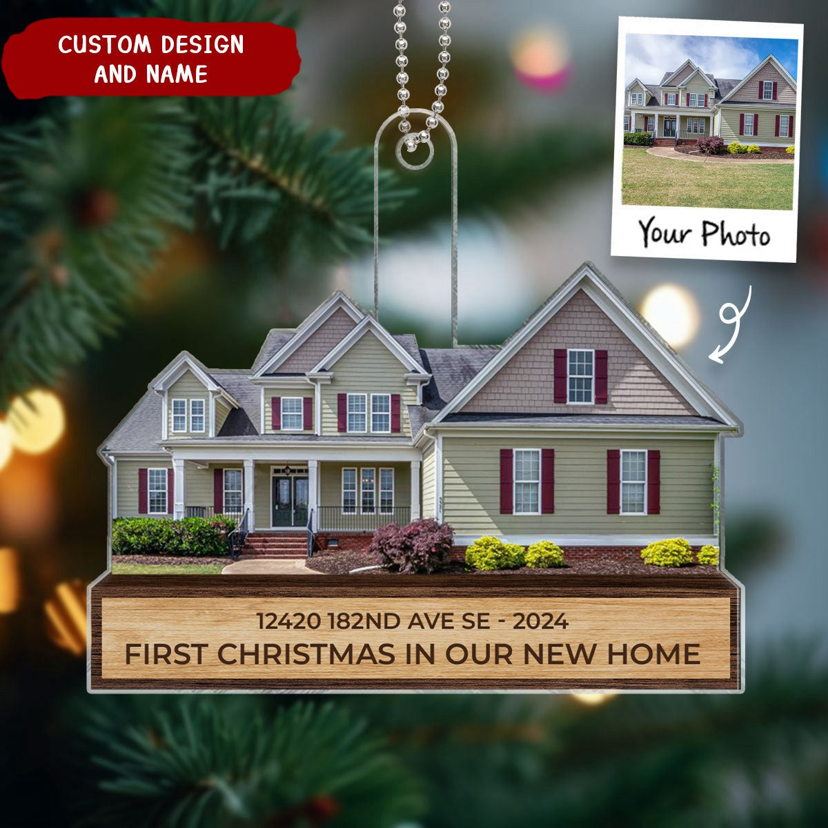 Personalized Our New Home Christmas Ornament-Gifts For Family-2024 New Release