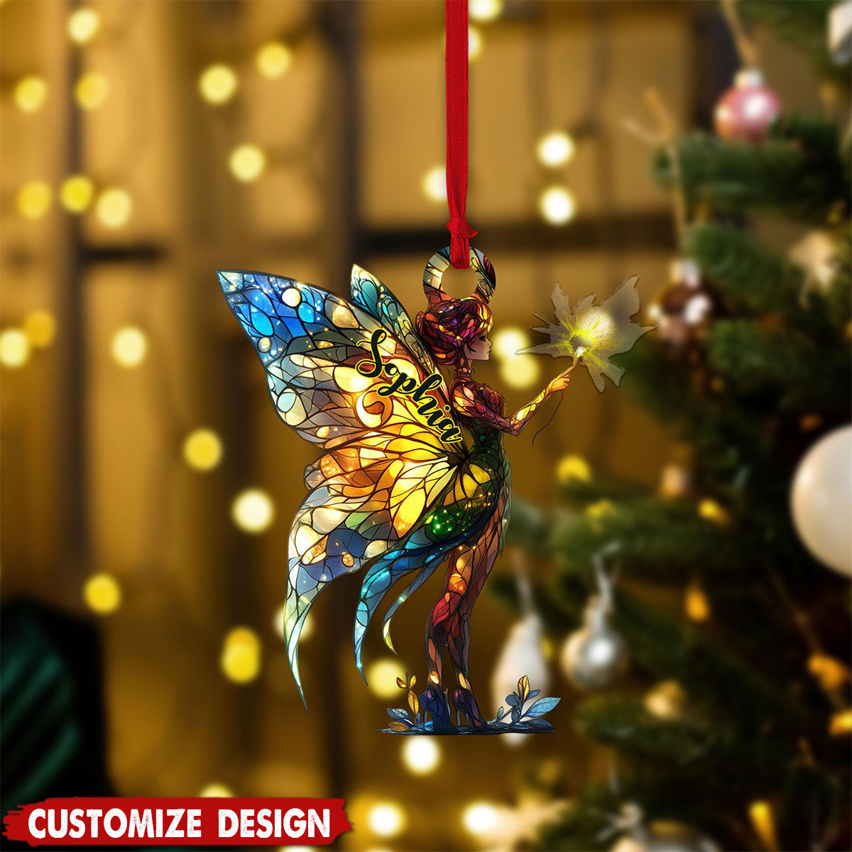 Personalized Fairy Flying Christmas Ornament-2024 New Release