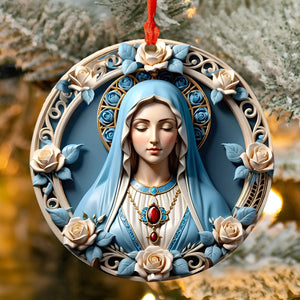 Blessed Virgin Mary Ornament - Gifts for Religious People