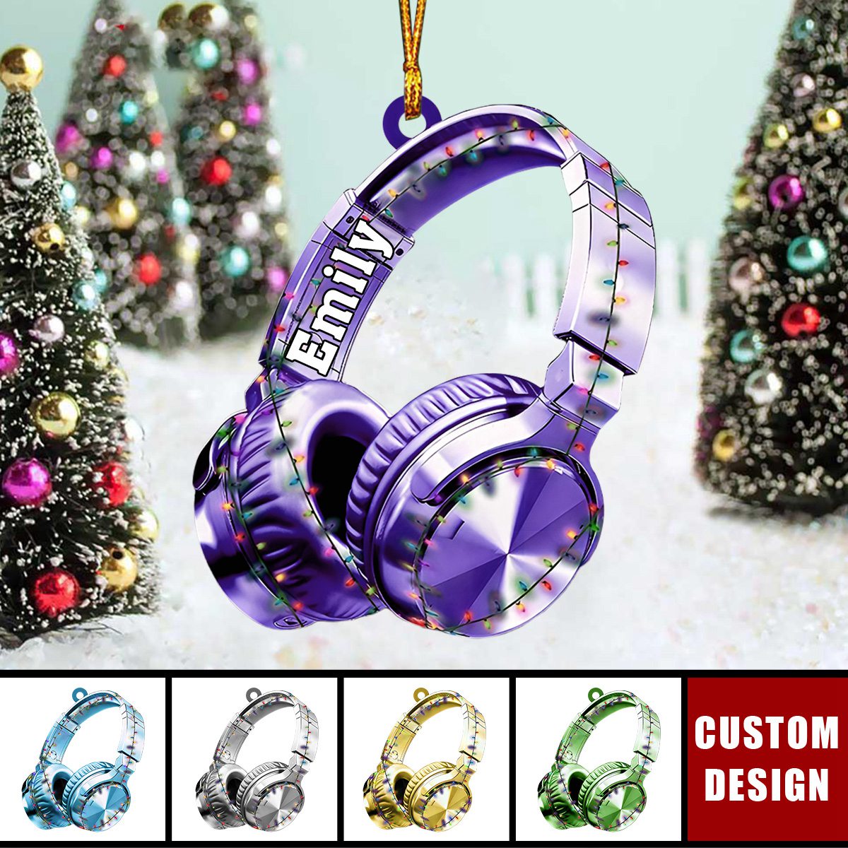 2024 New Release Personalized Head Phones PC Computer Ornament
