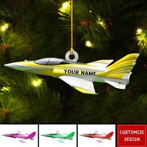 Personalized Airplane Christmas Ornament - 2024 New Release