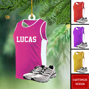 2024 New Release Personalized Running Christmas Ornament - Gift For Runner