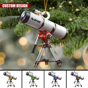 Personalized Telescope Christmas Ornament-2024 New Release