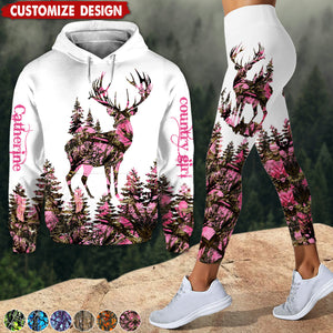 Country Girl - Personalized Hunting Hoodie and Leggings