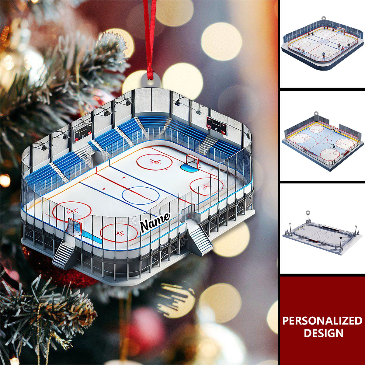 Personalized Ice Hockey Ornament-Gifts For Ice Hockey Lover-2024 New Release