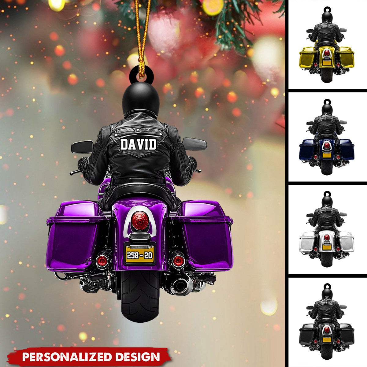 Personalized Motorcycle Ornaments-Gift For Motorcycle Lover-2024 New Release