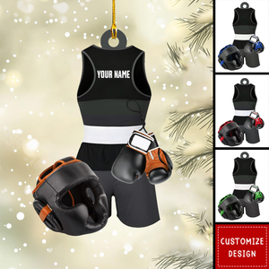Personalized Boxing Christmas Ornament Gift For Boxing lovers-2024 New Release