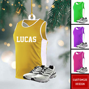 2024 New Release Personalized Running Christmas Ornament - Gift For Runner