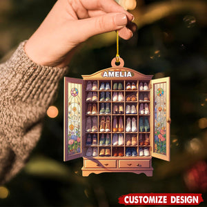 Personalized Shoe Cabinet Christmas Ornament Gift For Shoe Lover-2024 New Release