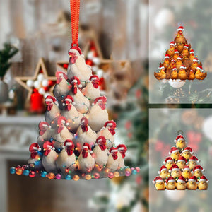 2024 New Release - Chicken Christmas Tree Ornament