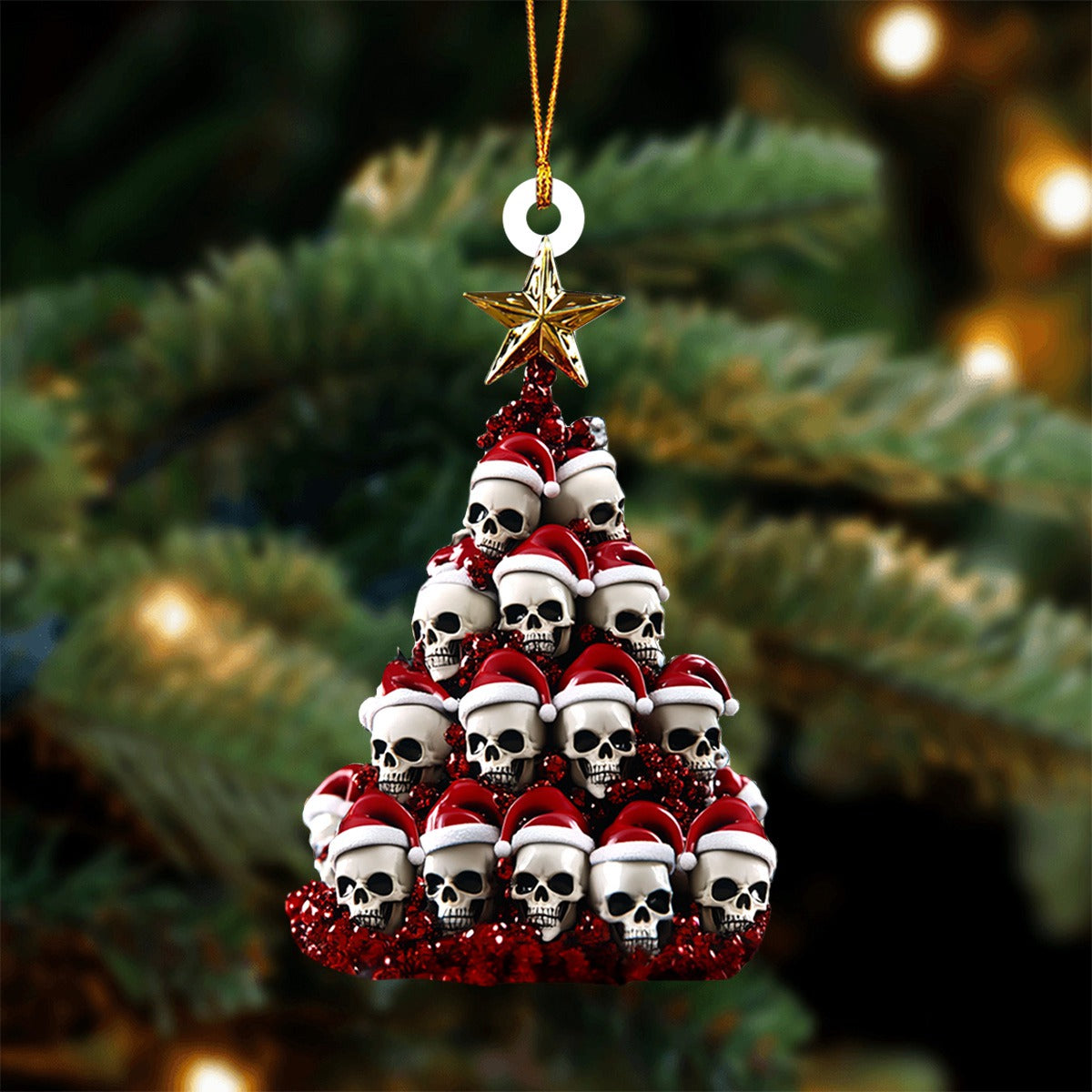Skulls Skeletons Ornament-Gift For Spooky Friends-2024 New Release